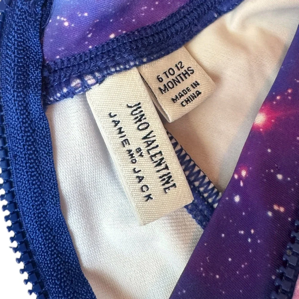 Janie and Jack Juno Valentine Galaxy Swimsuit 6-12‎ Months